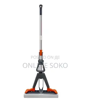 Magic Pva Sponge Mop Self-Squeeze, Handsfree Super Absorbent Floor Mop