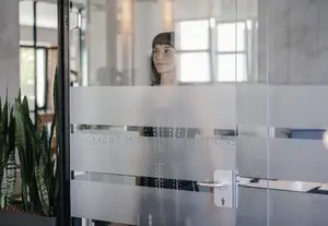 Frosted Window Film for Business Glass Doors