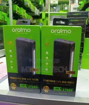 Oraimo Traveler 3 Lit 27000mah 15w Type-C in Out Power Bank