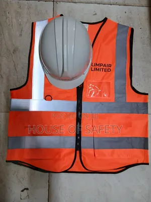 Unique Safety Helmet And Reflector Vest Safety Gear