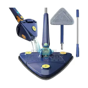 Long Handle Triangular Twist Mop