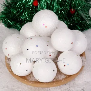 6pc Set of Christmas Frost Balls