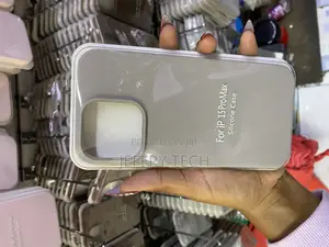 Taupe Liquid Silicone iPhone 15 Pro Max Soft Microfiber Lining Case