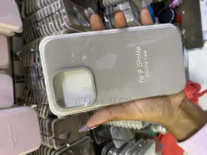 Taupe Liquid Silicone iPhone 15 Pro Max Soft Microfiber Lining Case