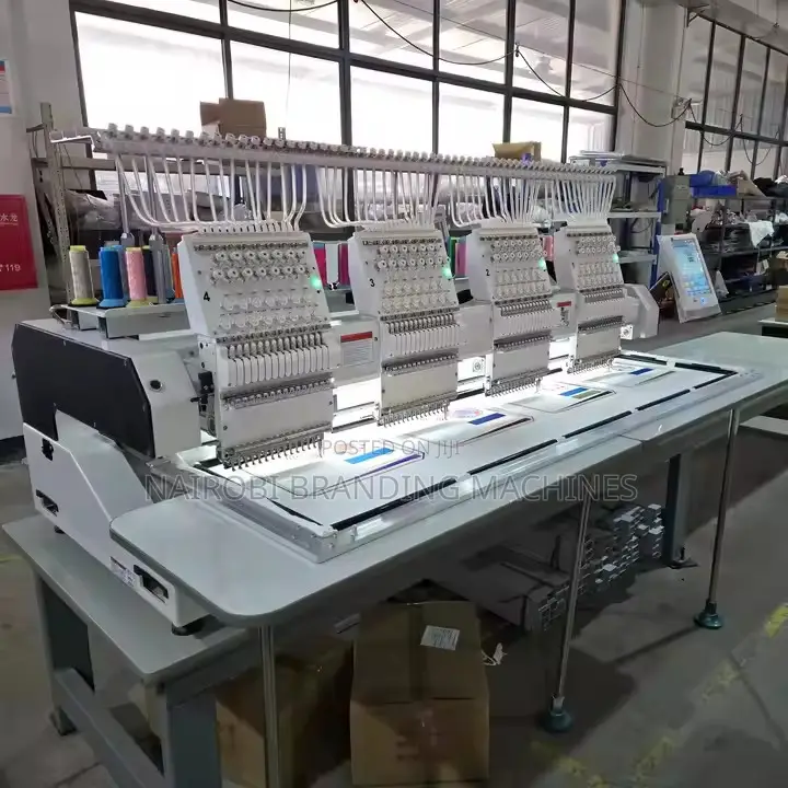 4 Head Embroidery Machine Computerized Speed Automatic Embroidery