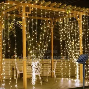1m Led Curtain Fairy Christmas Lights With Remote