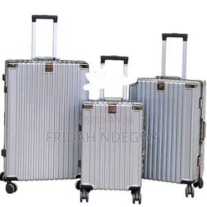 3 in 1 Laxurious Managerial Bossy Aliminium Flame Zippless Suitcase