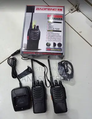 2 PCS Baofeng Bf-888s Walkie Talkie Radio Call Upto 3 KMS