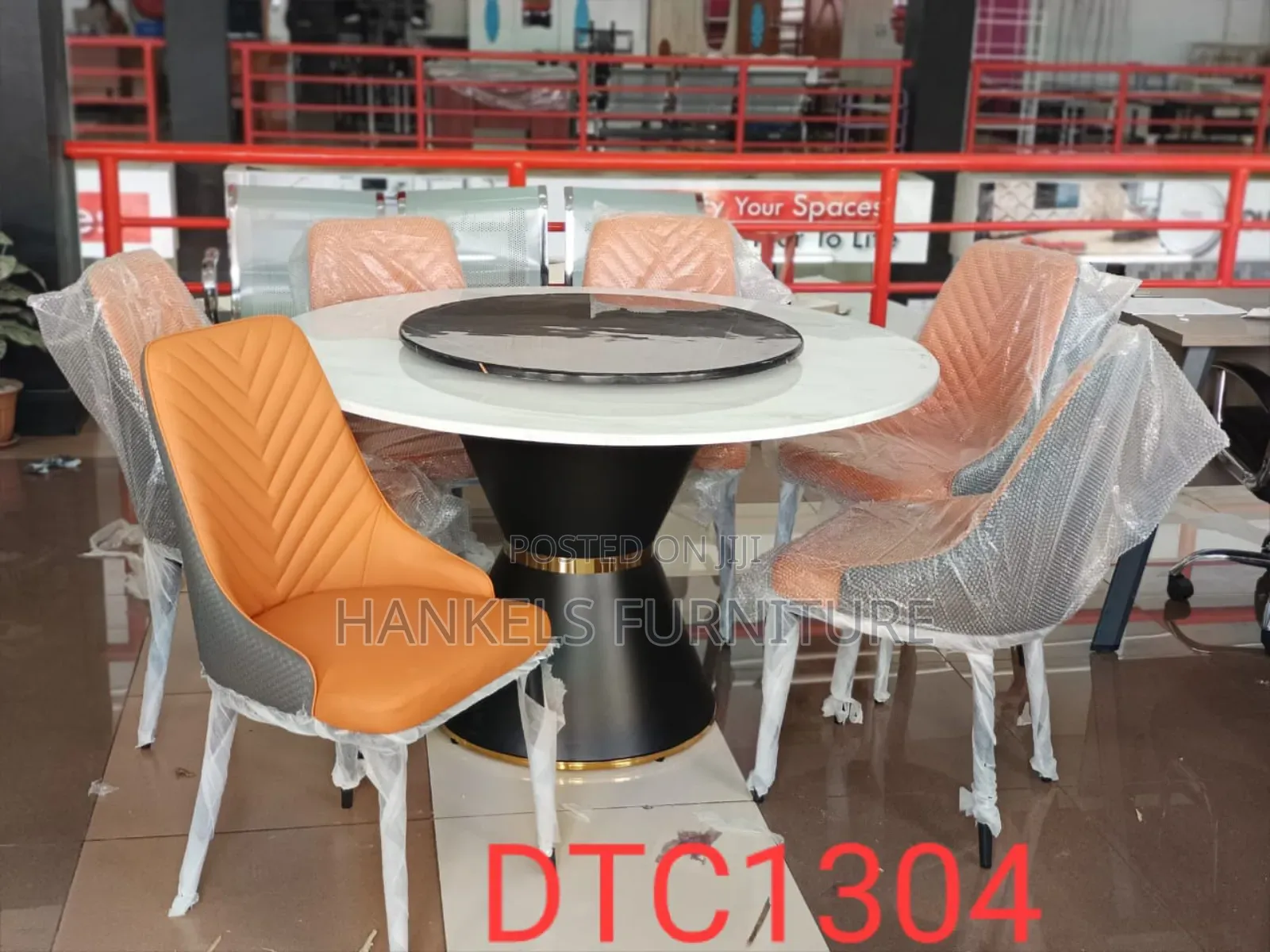 Luxury Marble 6 Seater Dining Table – Modern Design