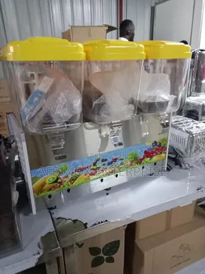 Triple-Tank Juice Dispenser – 48l, Ideal for Busy Cafés