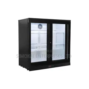 Sliding Door Bar Fridge | 2 Door Undercounter Cooler