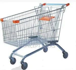 150l Large Supermarket Trolley Shopping Cart