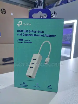 Tp-Link Usb 3.0 3-Port Hub Gigabit Ethernet Adapter 2 in 1 Adapter