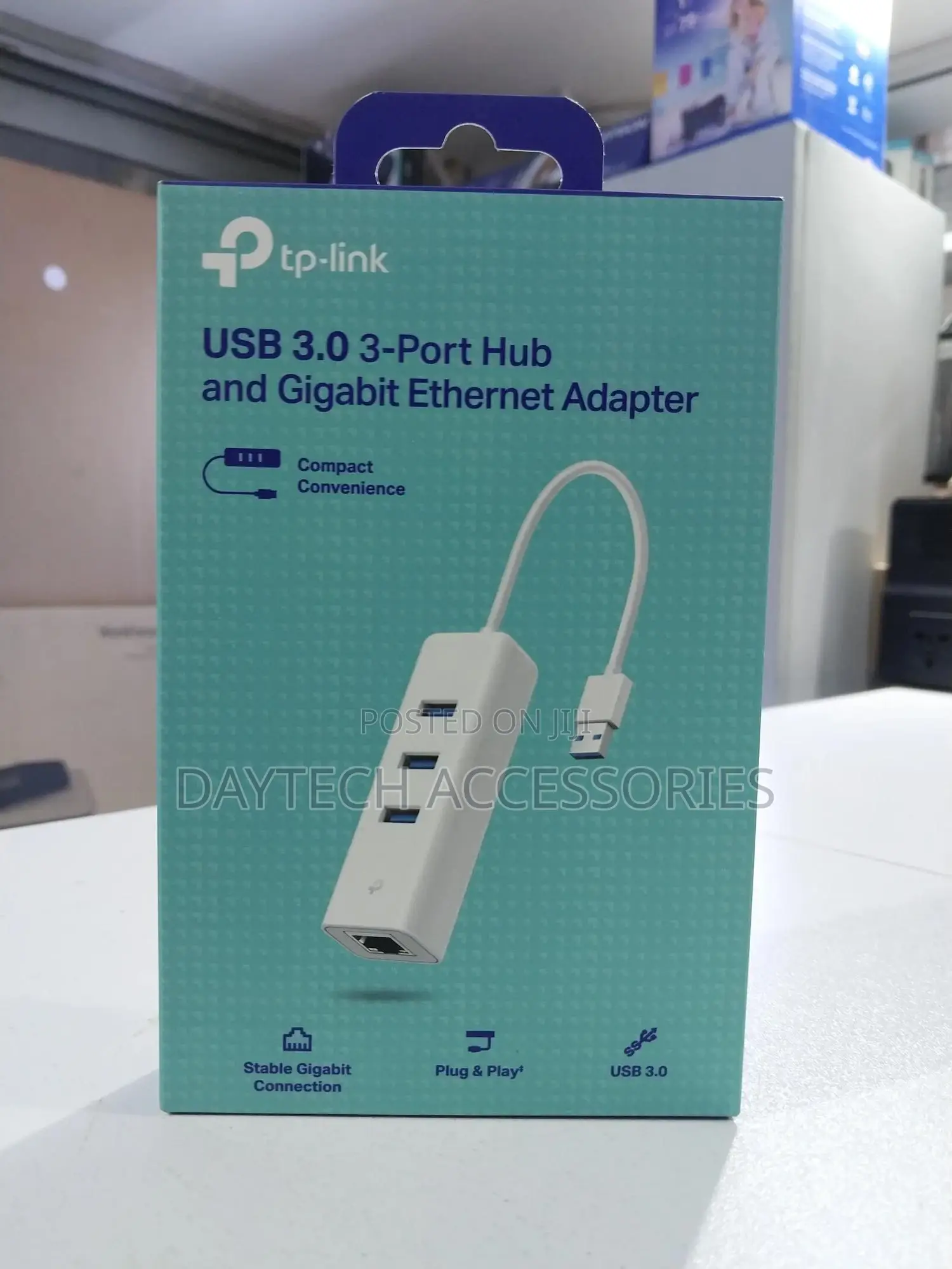 Tp-Link Usb 3.0 to Gigabit Ethernet Network Adapter With 3-Port Usb