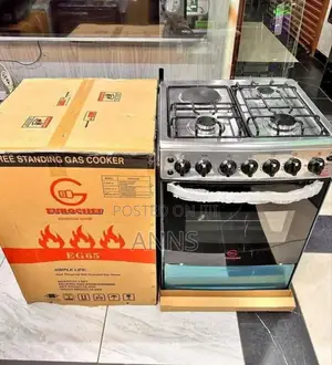 Eurochef 60 by 65 3+1 Electric Free Standing Gas Cooker E65