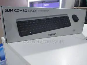 The Logitech Mk470 Slim Wireless Keyboard and Mouse Combo.