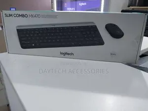 The Logitech Mk470 Slim Wireless Keyboard and Mouse Combo.