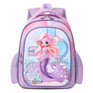 Kindergarten Childrens Purple Mermaid Backpack