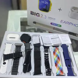 Genuine I20 Ultra Max Suit 10in1 Set Smartwatch With 7 Straps 49mm
