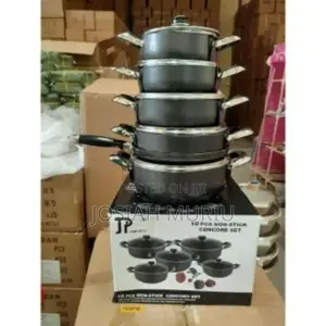 *James Pot Black Cookware Set **Nonstick Material*
