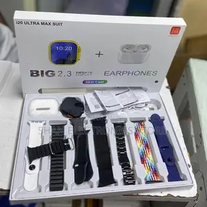 New Arrival ~I20 Ultra 3 Max Smart Watch Free Airpod, 7 Straps