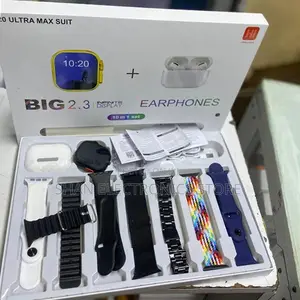 7 Straps Smartwatch I20 Ultra Max Suit Smart Watch New 10 in 1