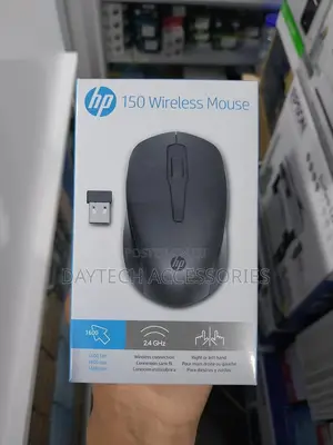 Hp 150 Wireless Mouse,1600 Dpi, 10 M Range, 2.4 GHZ