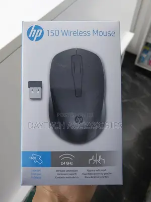 Hp 150 Wireless Mouse (Black) - Up to 10 Month Battery