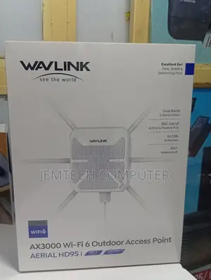 Wavlink Wn588hx3 - Ax3000 Dual Band Wifi6 Outdoor Access Point Hd9s