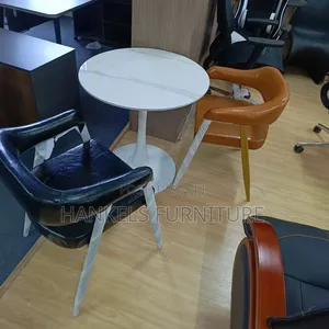 Two Seater Round Marble Dining