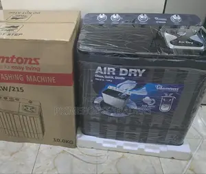 Black Ramtons 10kgs Top Load Twin Tub Washing Machine
