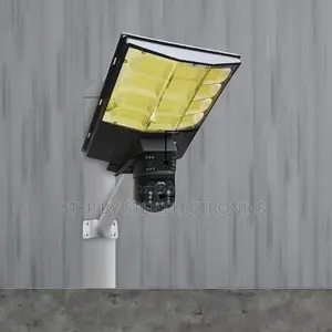 4g Multiple Lens Night Vision Solar Camera With Solar Street Light