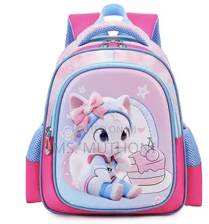Vibrant 3d Cartoon Design School Backpack for Preschool