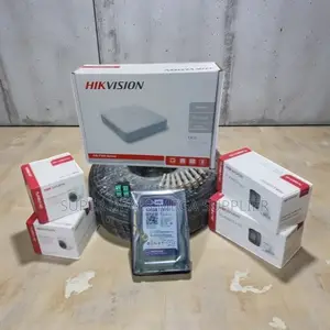 4 Hikvision 1080p Full Hd Security Cameras Kit With Motion Detection