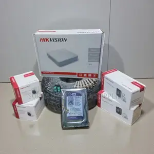 Hikvision 4 CCTV Cameras 1080p Hd Kit Easy Installation Indoor Outdoor