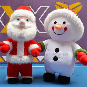 Merry Christmas Mascot Santa