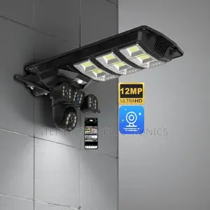 Dual Purpose Solar Street Light With 4g PTZ CCTV Camera