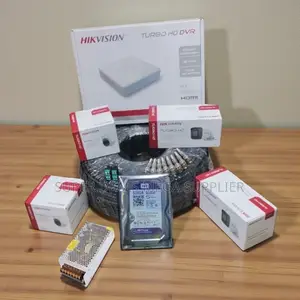 Hikvision 4 Camera CCTV Kit 1080p Hd Easy Installation for Outdoor Use