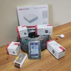 4 Hikvision 2mp Full Hd Security Cameras Kit Night Vision Cloud Backup