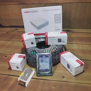 Hikvision 4 Channel CCTV Kit 1080p Full Hd Motion Detection DVR Ready