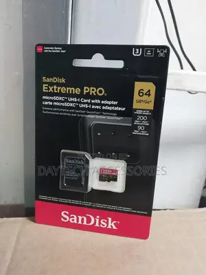 Sandisk 64gb Microsd Ext Pro Memory Card (200mb/S)