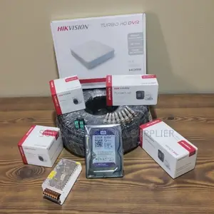 Hikvision 4 Cameras 1080p Security System Kit Night Vision Waterproof