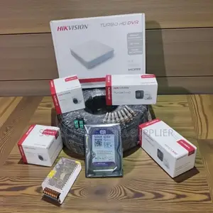 4 Hikvision 1080p Hd CCTV Kit Cloud Storage Backup Motion Detection