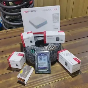 Hikvision 1080p 4 Cameras Cctv Kit Auto Tracking High Quality Material