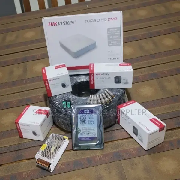 Hikvision 4 Channel 1080p Hd CCTV Kit Easy Installation Cloud Backup
