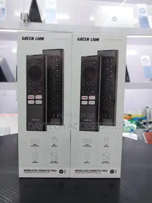 The Green Lion Wireless Remote Pro With Keyboard and Mouse.