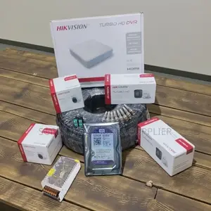 4 Hikvision CCTV System Kit Night Vision With Motion Detection Support