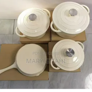 7pcs Enamel Cast Iron Cooking Pots*