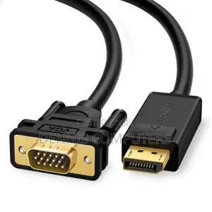 Ugreen Displayport Male to Vga Male Cable 1.5m (Black) -Dp105