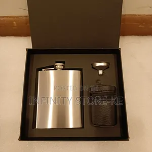 Whiskey Flask Gift With 4 Tumblers